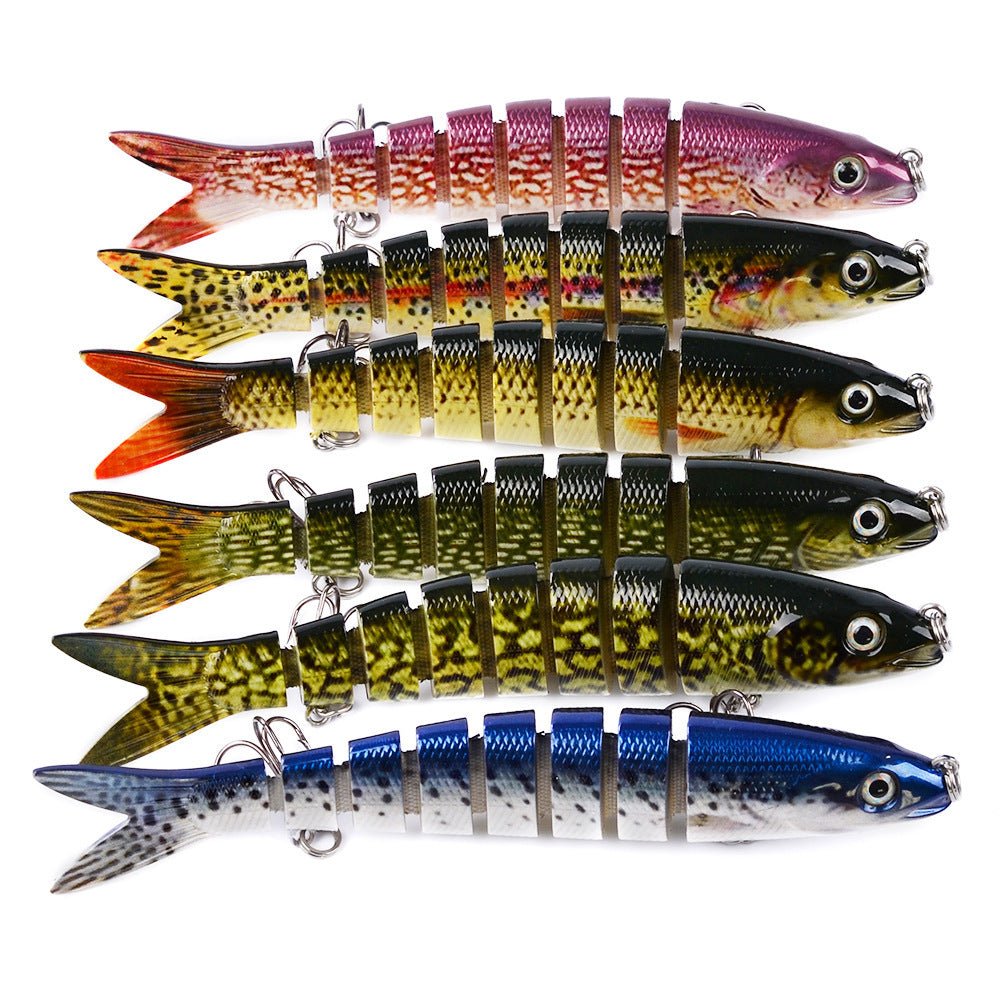 Pike Multi - Jointed Swimbait – 5.23", 67oz | Fishing Lures – 2PCS L Fishing Gear for 13.3cm (1 view)