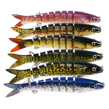Pike Multi - Jointed Swimbait – 5.23", 67oz | Fishing Lures – 2PCS L Fishing Gear for 13.3cm (1 view)