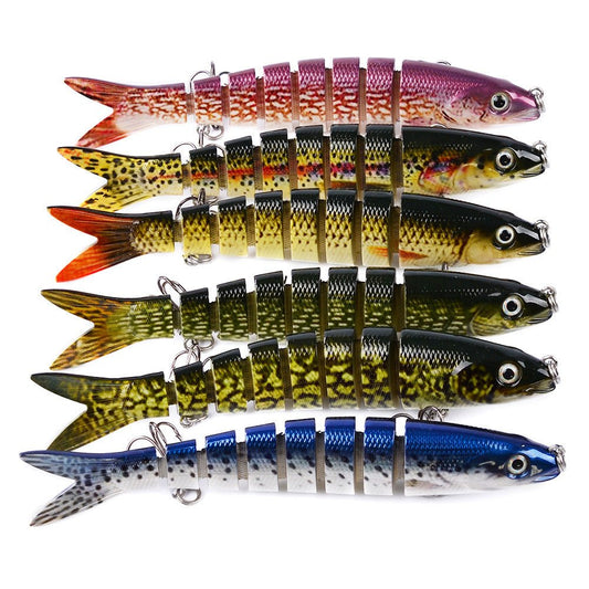 Pike Multi - Jointed Swimbait – 5.23", 67oz | Fishing Lures – 2PCS L Fishing Gear for 13.3cm (1 view)