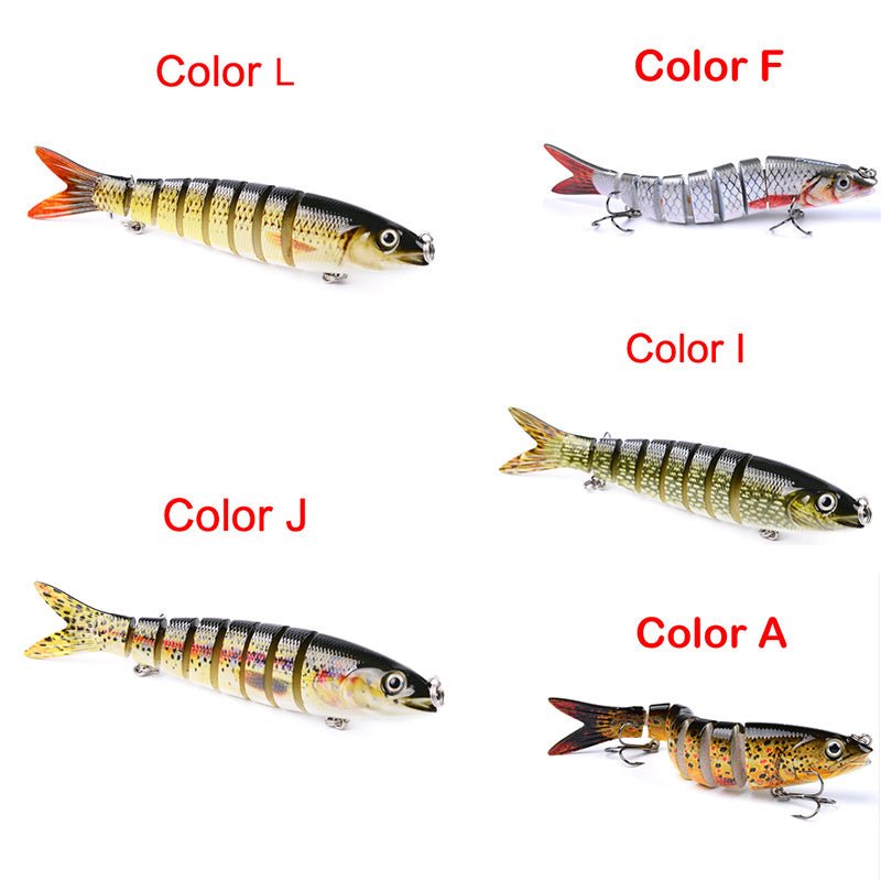 Pike Multi - Jointed Swimbait – 5.23", 67oz | Fishing Lures – 5PCS Set B Fishing Gear for 13.3cm (6 view)