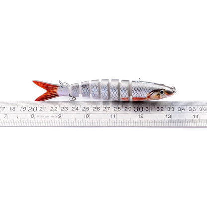 Pike Multi - Jointed Swimbait – 5.23", 67oz | Fishing Lures – 2PCS L Fishing Gear for 13.3cm (2 view)