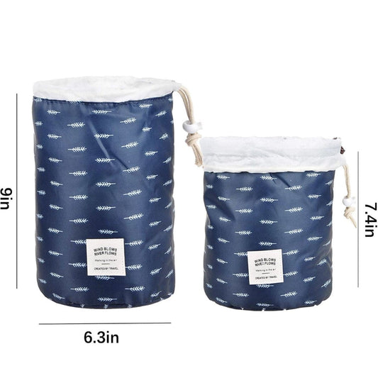 Portable Cosmetic Bags – Blue Arrow Bags for glow - up collection (2 view)