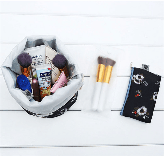 Portable Cosmetic Bags – Blue Arrow Bags for glow - up collection (1 view)