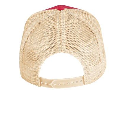 Powered by ChatGPT – AI Energy Hat for Creators & Hustlers | Clowns of E - Com Collection – RED / OYSTER Hats for AI Humor (4 view)