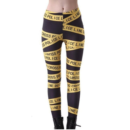 Printed fitness leggings ladies – 3 Pants for pants (9 view)