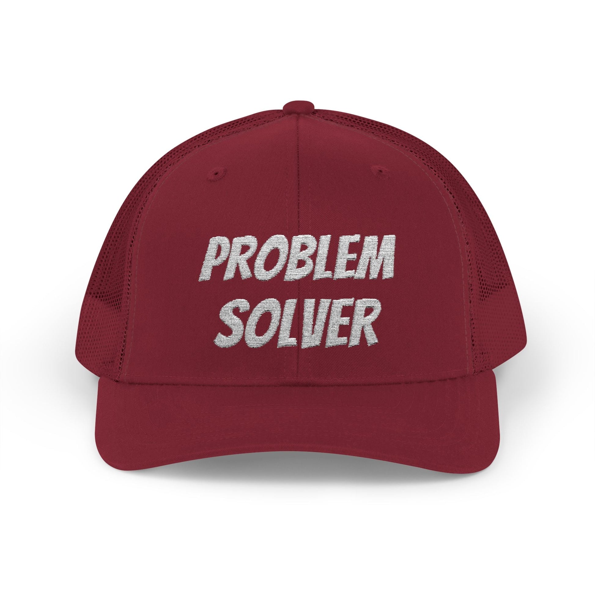 Problem Solver Snapback Trucker Hat – Cranberry Hats for apparel (43 view)