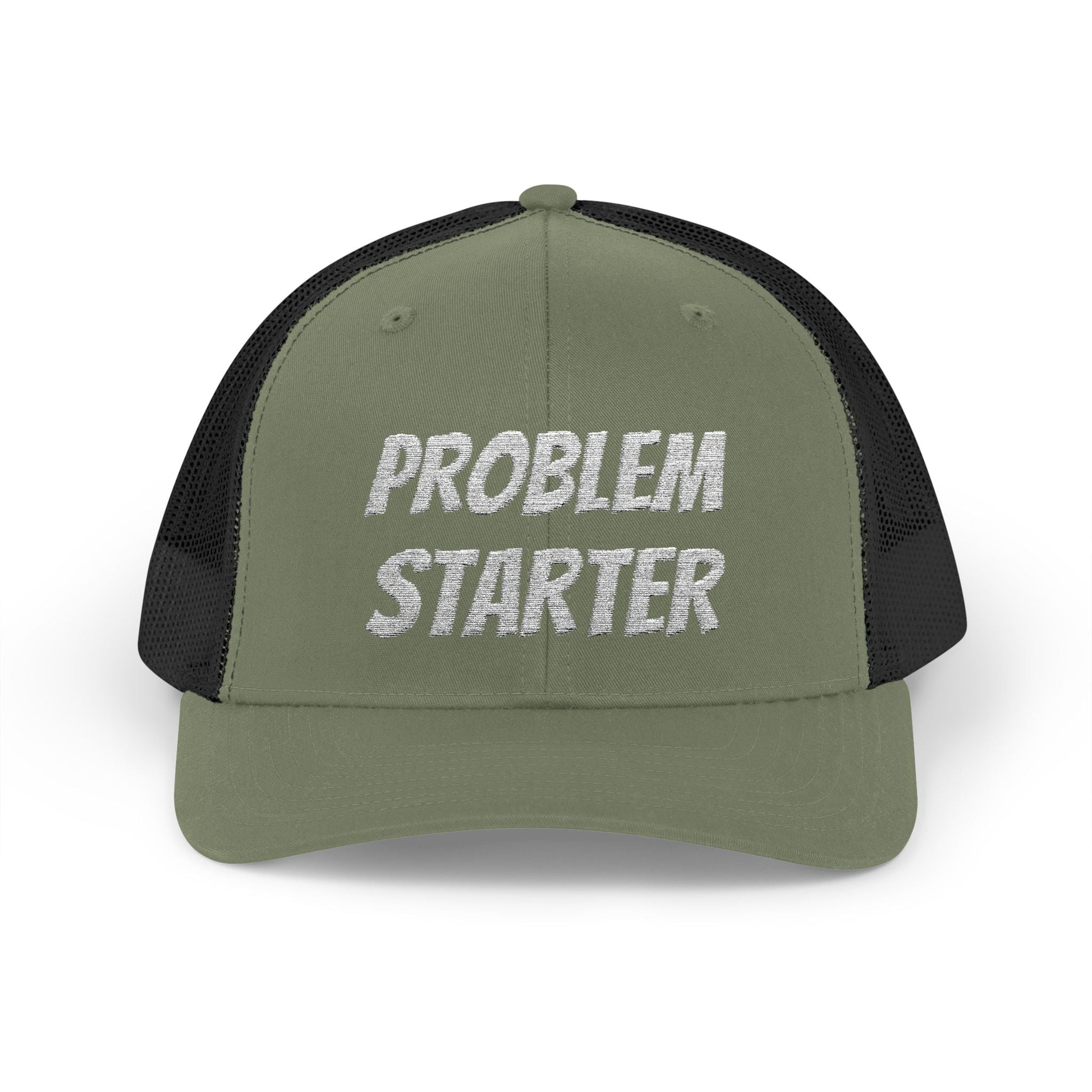 Problem Starter Snapback Trucker Hat – Loden / Black Hats for apparel (19 view)