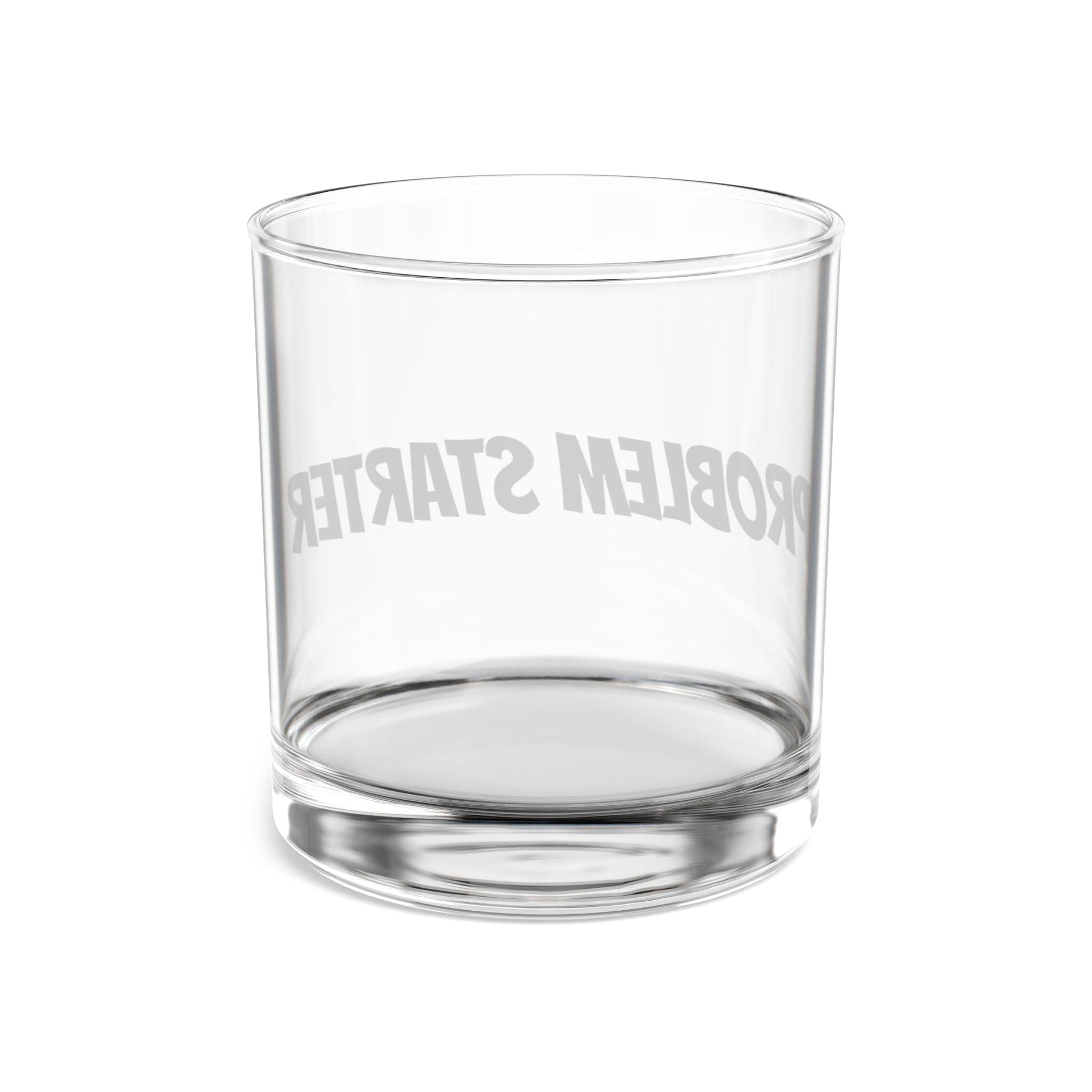 Problem Stater Rocks Glass (10oz) – Gift for Fixers & Whiskey Fans | Barware – 10oz Barware for barware (3 view)