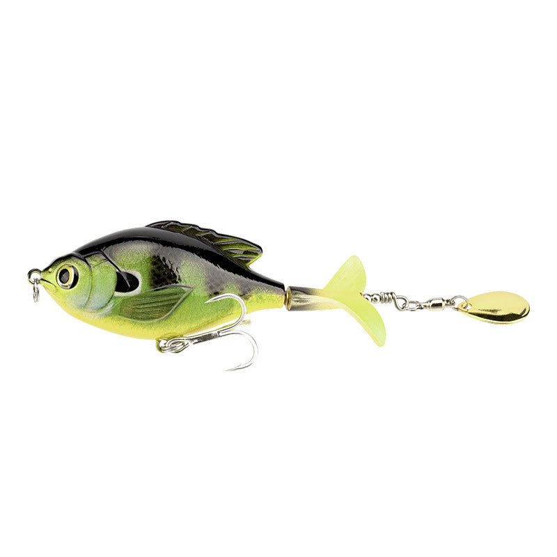 Propeller Topwater Fishing Lure 9.5cm 16.9g – Bionic Floating Bait with 6 Hooks | Lures – C (6 Reinforcement Hook) Fishing Gear for Artificial Bait (8 view)