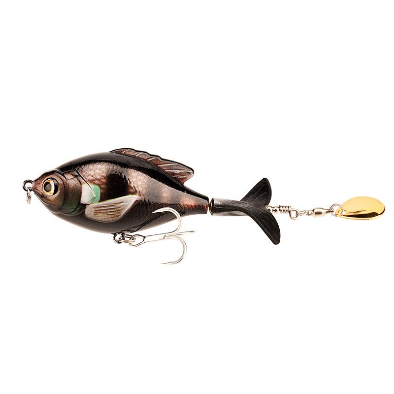 Propeller Topwater Fishing Lure 9.5cm 16.9g – Bionic Floating Bait with 6 Hooks | Lures – A (6 Reinforcement Hook) Fishing Gear for Artificial Bait (5 view)