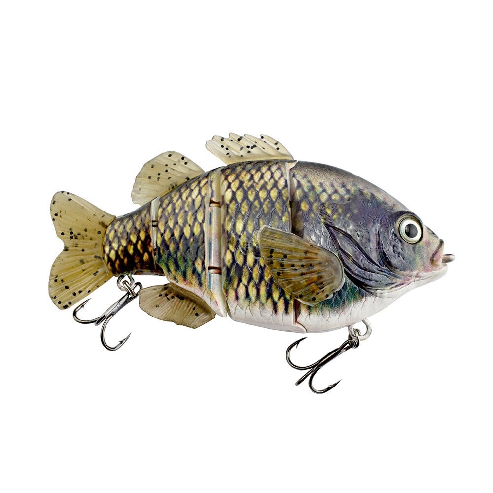 PVC Soft Tail Multi - Section Fishing Lure – 130mm Tilapia Bait with Realistic Swim Action | Freshwater Lures – F17 One Fishing Gear for Artificial Fishing Bait (8 view)