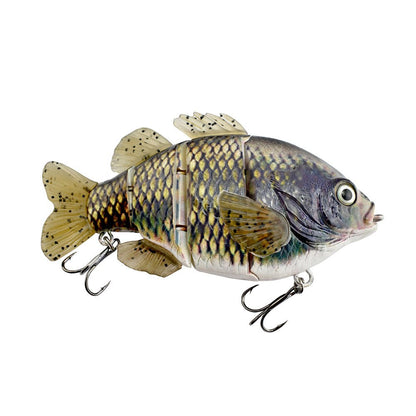 PVC Soft Tail Multi - Section Fishing Lure – 130mm Tilapia Bait with Realistic Swim Action | Freshwater Lures – F17 One Fishing Gear for Artificial Fishing Bait (8 view)