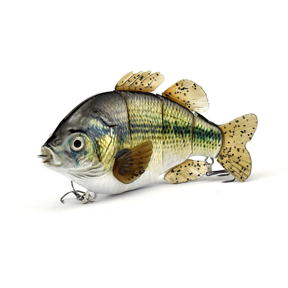 PVC Soft Tail Multi - Section Fishing Lure – 130mm Tilapia Bait with Realistic Swim Action | Freshwater Lures – F17、896、913、 869 (4 in total) Fishing Gear for Artificial Fishing Bait (4 view)
