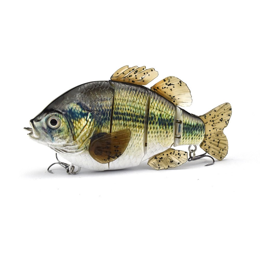 PVC Soft Tail Multi - Section Fishing Lure – 130mm Tilapia Bait with Realistic Swim Action | Freshwater Lures – F17、896、913、 869 (4 in total) Fishing Gear for Artificial Fishing Bait (3 view)