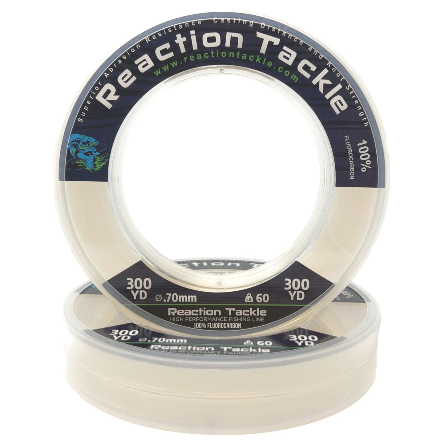 Reaction Tackle 100% Pure Fluorocarbon Fishing Line – Clear Fluorocarbon Fishing Line for fishing (13 view)