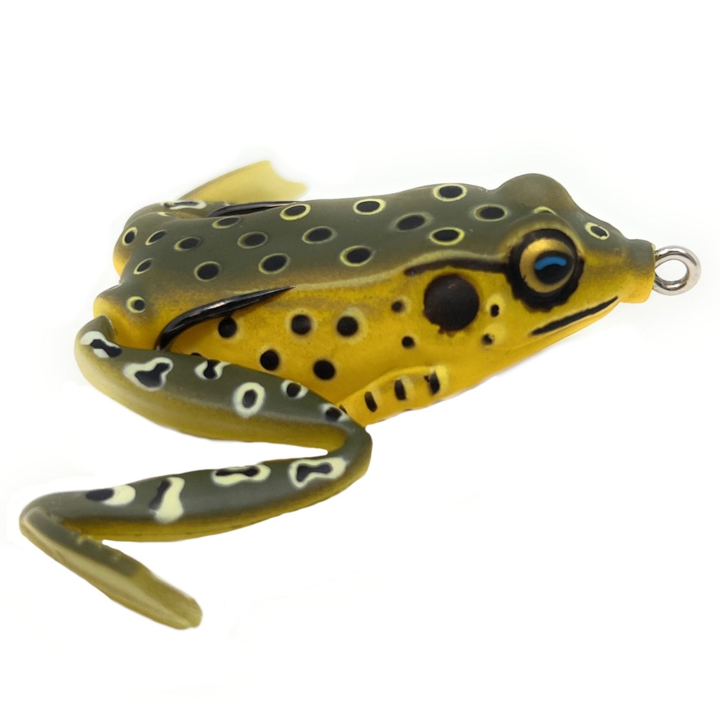 Reaction Tackle 2.25" Hollow Body Frogs with Swimming Legs (2 - Pack) – Swamp Frog 25 for fishing (19 view)