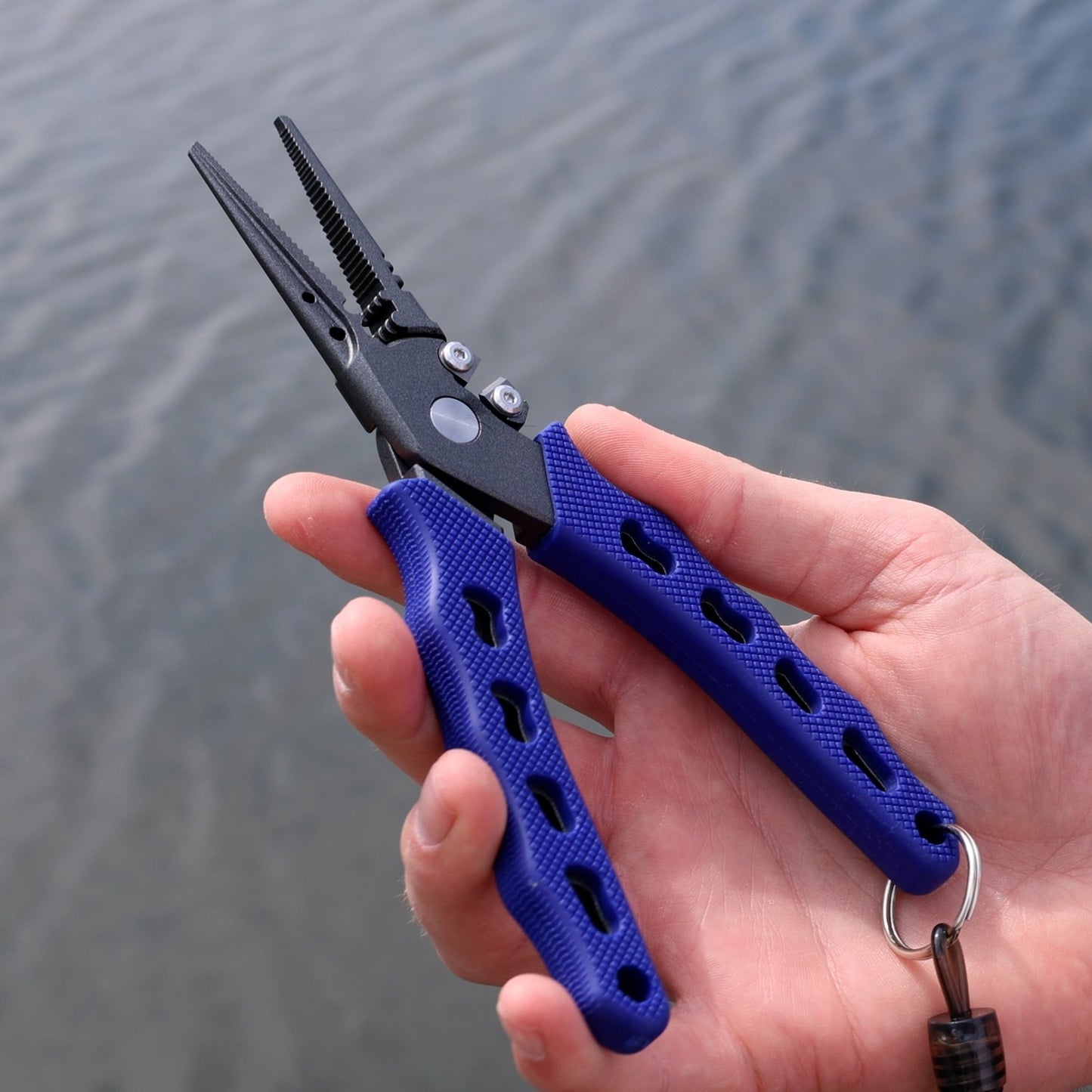 Reaction Tackle 7” Fishing Pliers – Straight Nose for fishing (2 view)