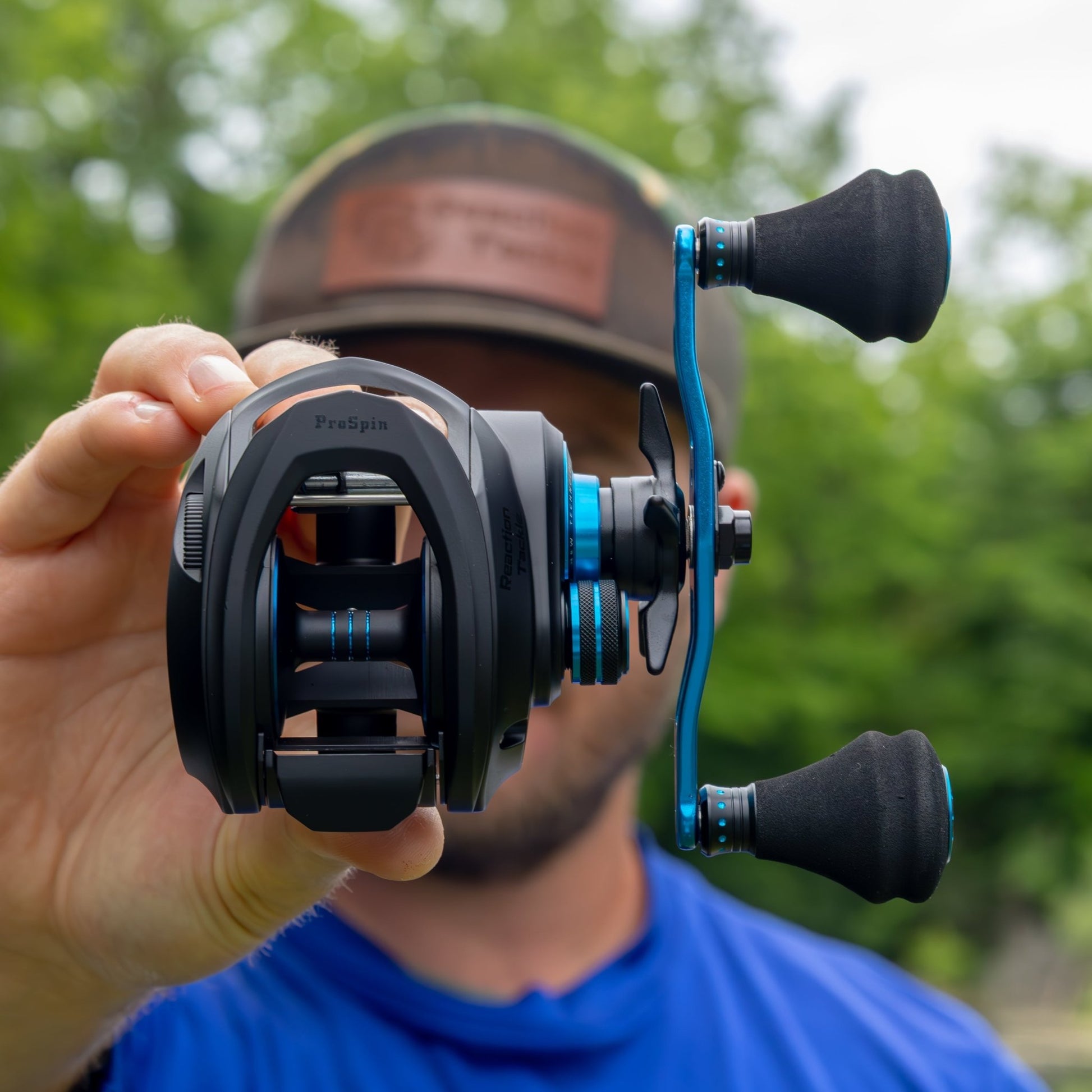 Reaction Tackle Baitcasting Fishing Reel – ProSpin Edition - 6.8:1 Gear Ratio - NEW – Right Handed for fishing (4 view)