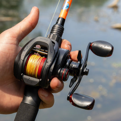Reaction Tackle Baitcasting Fishing Reel – ReactCast Edition - High - Speed 7.3:1 Gear Ratio - NEW – Right Handed for fishing (9 view)