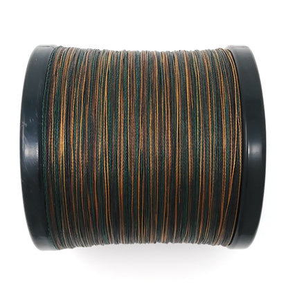Reaction Tackle Braided Fishing Line - Green Camo – 6lb Braided Fishing Line for fishing (7 view)