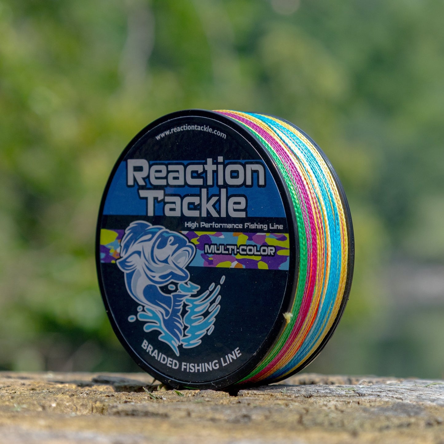 Reaction Tackle Braided Fishing Line - Multi - Color – 10lb Braided Fishing Line for fishing (4 view)