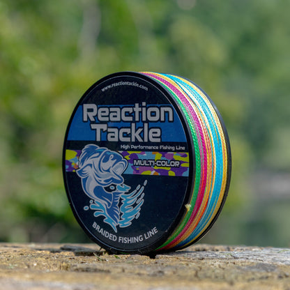 Reaction Tackle Braided Fishing Line - Multi - Color – 10lb Braided Fishing Line for fishing (4 view)