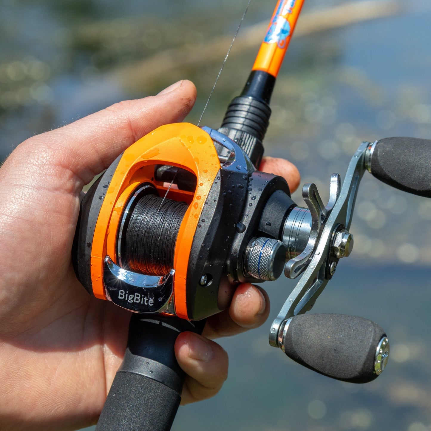 Reaction Tackle Braided Fishing Line - NO FADE Black – 10lb Braided Fishing Line for fishing (3 view)