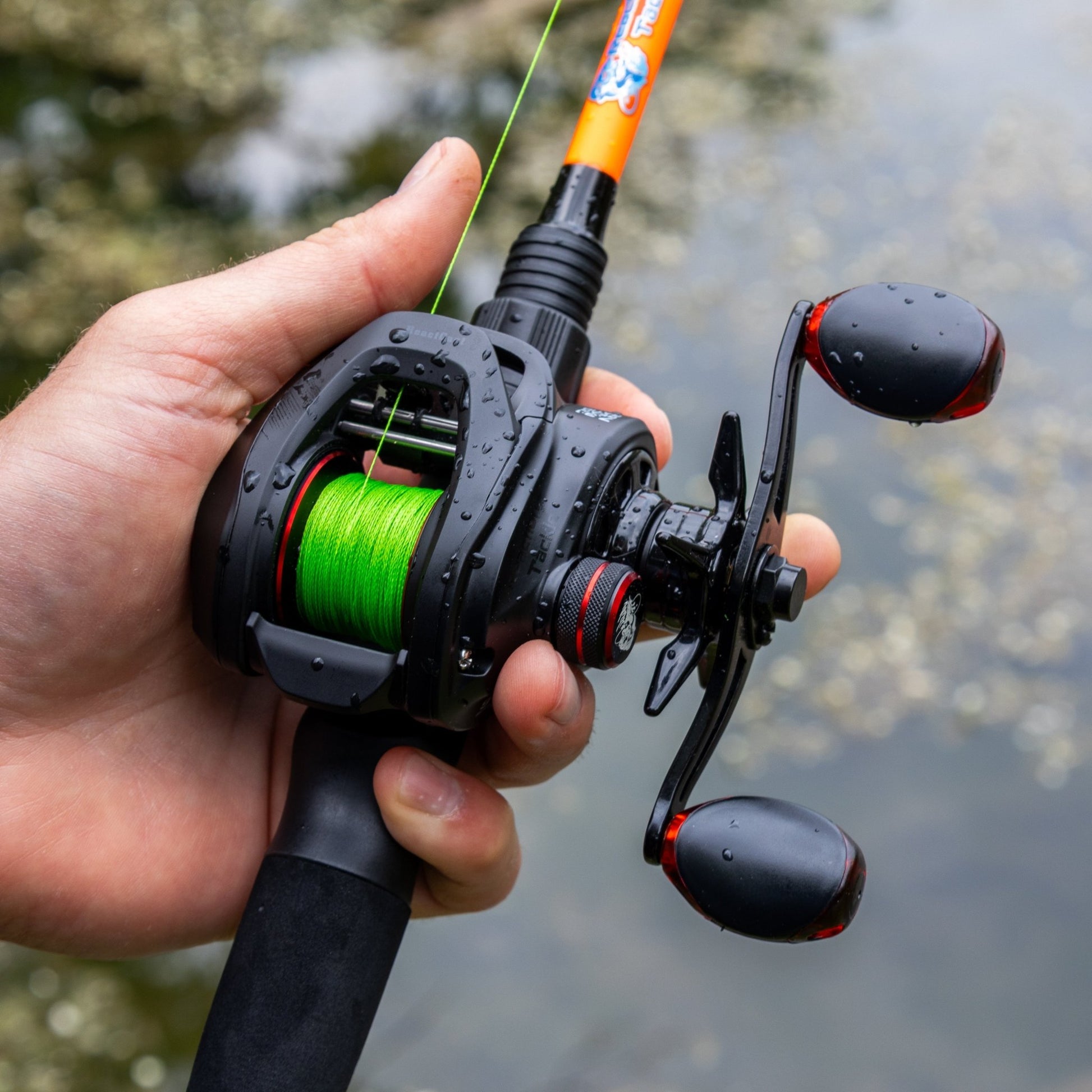 Reaction Tackle Braided Fishing Line - NO FADE Hi Vis Green - NEW – 6lb Braided Fishing Line for fishing (6 view)