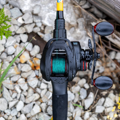 Reaction Tackle Braided Fishing Line - NO FADE Moss Green - NEW – 6lb Braided Fishing Line for fishing (7 view)