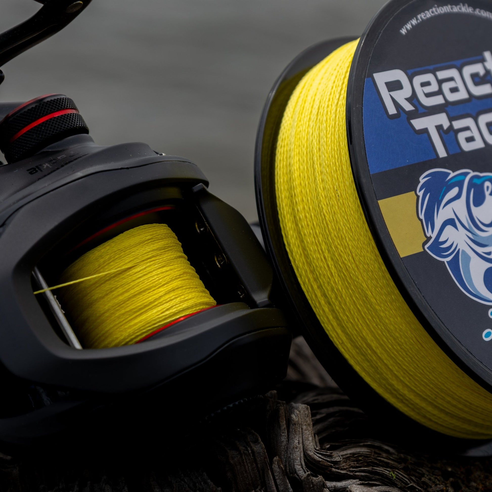 Reaction Tackle Braided Fishing Line - NO FADE Yellow - NEW – 6lb Braided Fishing Line for Braided Line (5 view)