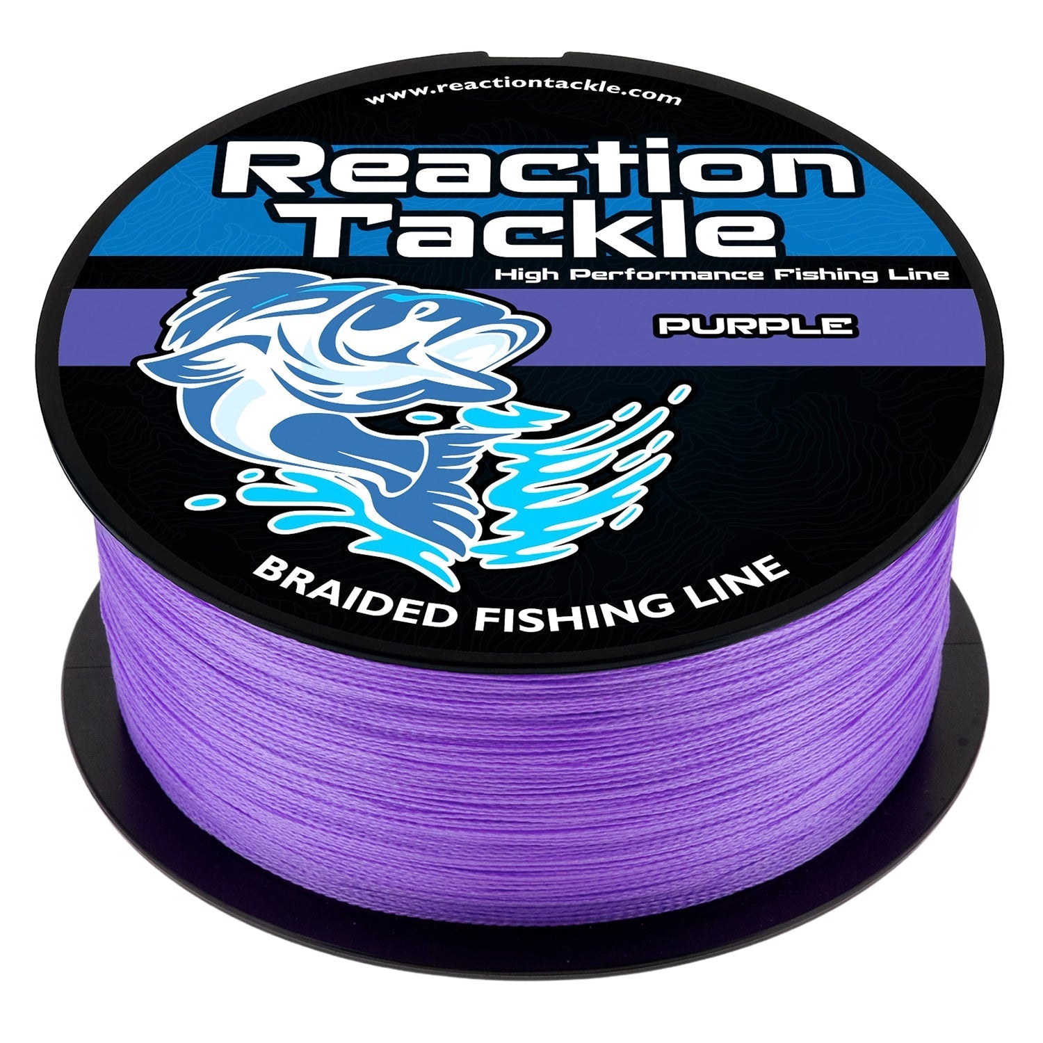 Reaction Tackle Braided Fishing Line - Purple - NEW – 6lb Braided Fishing Line for fishing (10 view)