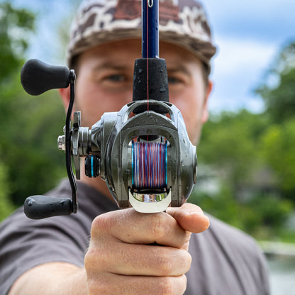 Reaction Tackle Braided Fishing Line - USA Camo – 10lb Braided Fishing Line for fishing (10 view)