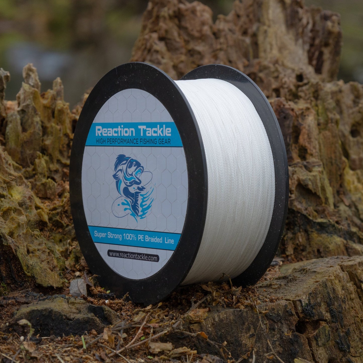 Reaction Tackle Braided Fishing Line - White – 10lb Braided Fishing Line for fishing (8 view)