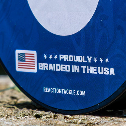 Reaction Tackle BRAIDED IN THE USA Fishing Line - 8X - NEW – X8 GREEN for fishing (13 view)