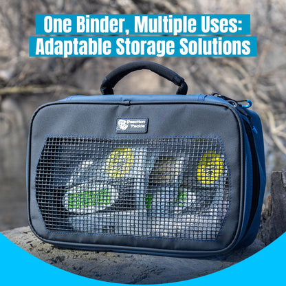 Reaction Tackle Breathable Mesh Bait Binder and Tackle Storage - New – Mesh Binder bags for fishing (7 view)