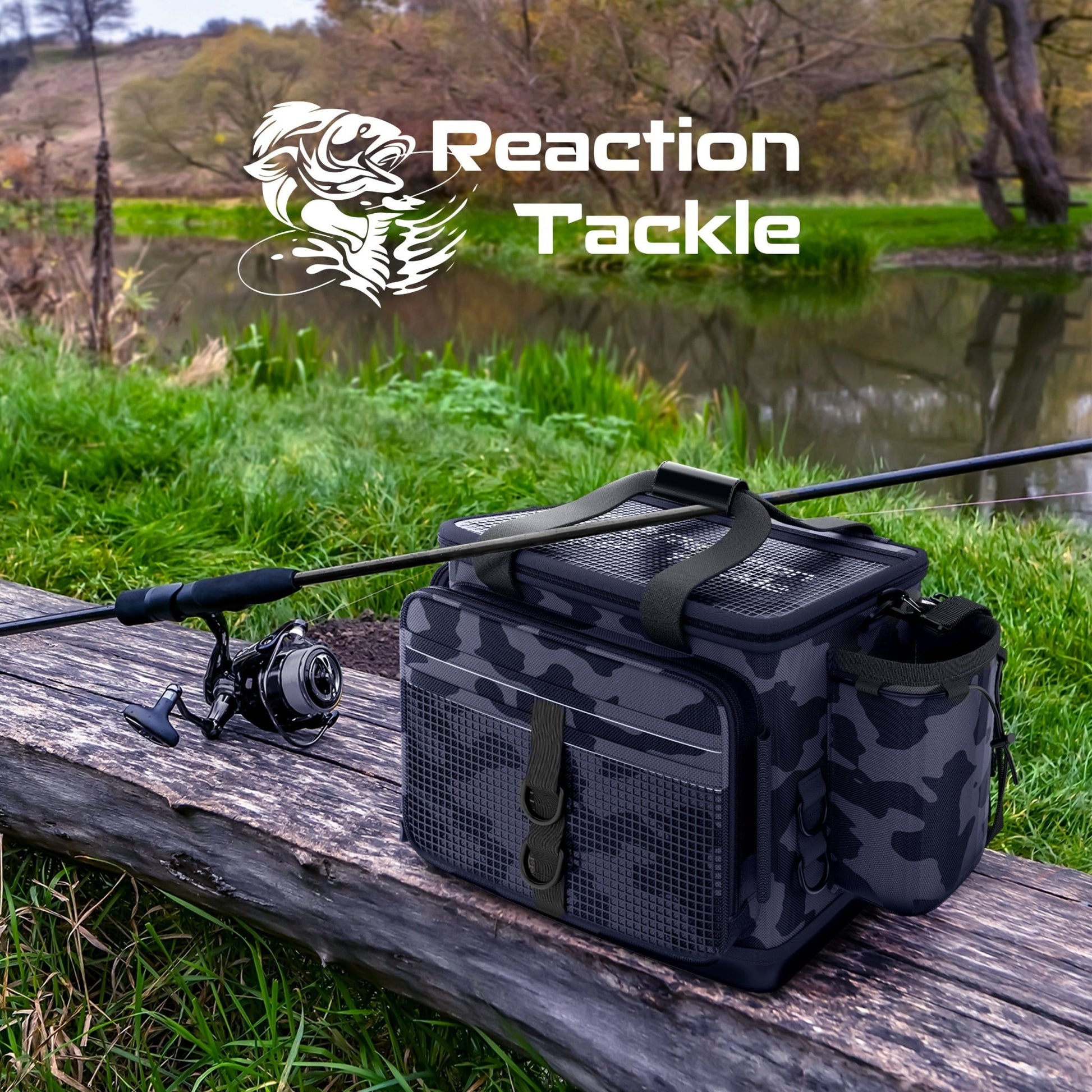 Reaction Tackle Camo Tackle Bag – for fishing (8 view)