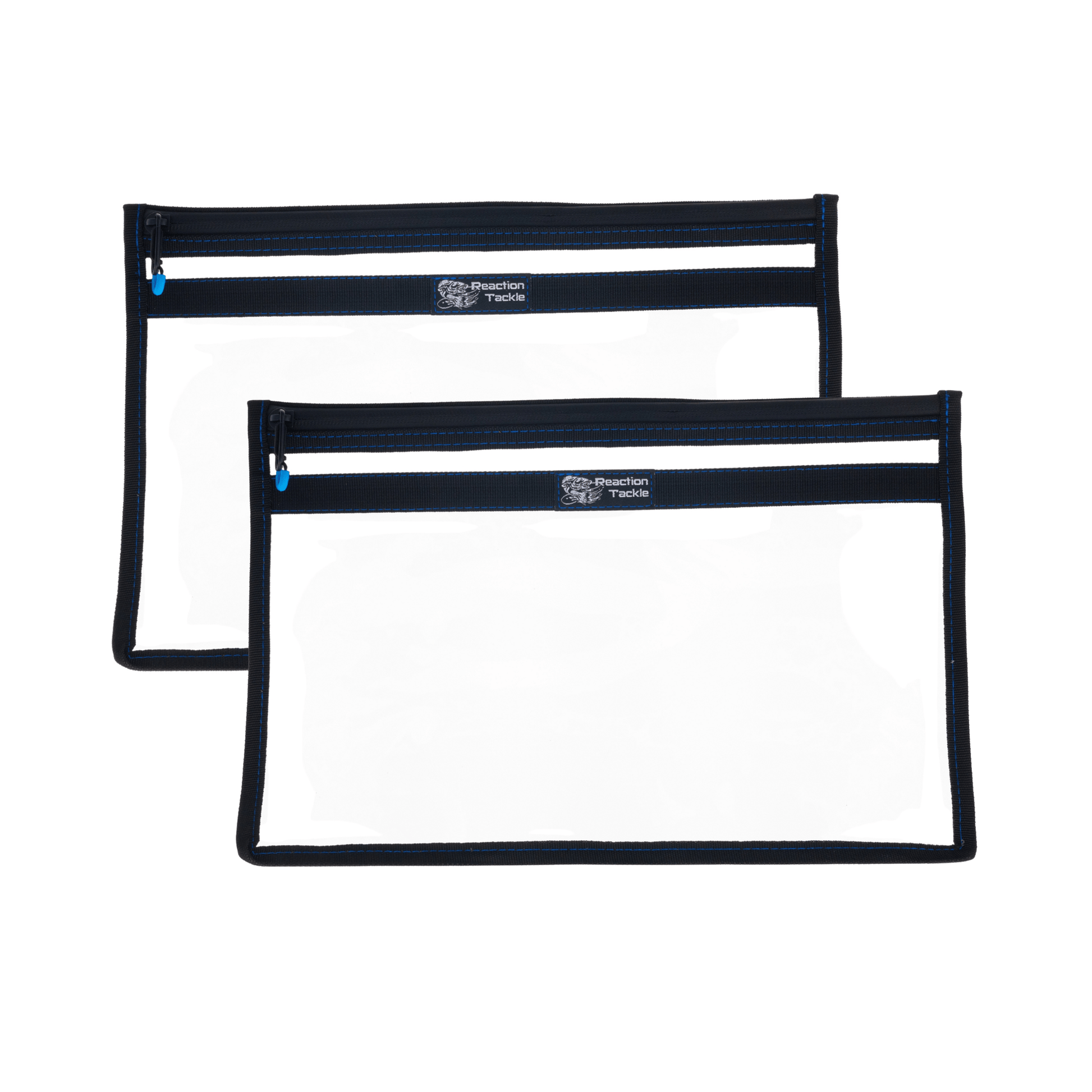 Reaction Tackle Clear Storage Bag Tackle Pak - Water - Resistant Plastic Storage - New – Small - 2pk for fishing (17 view)