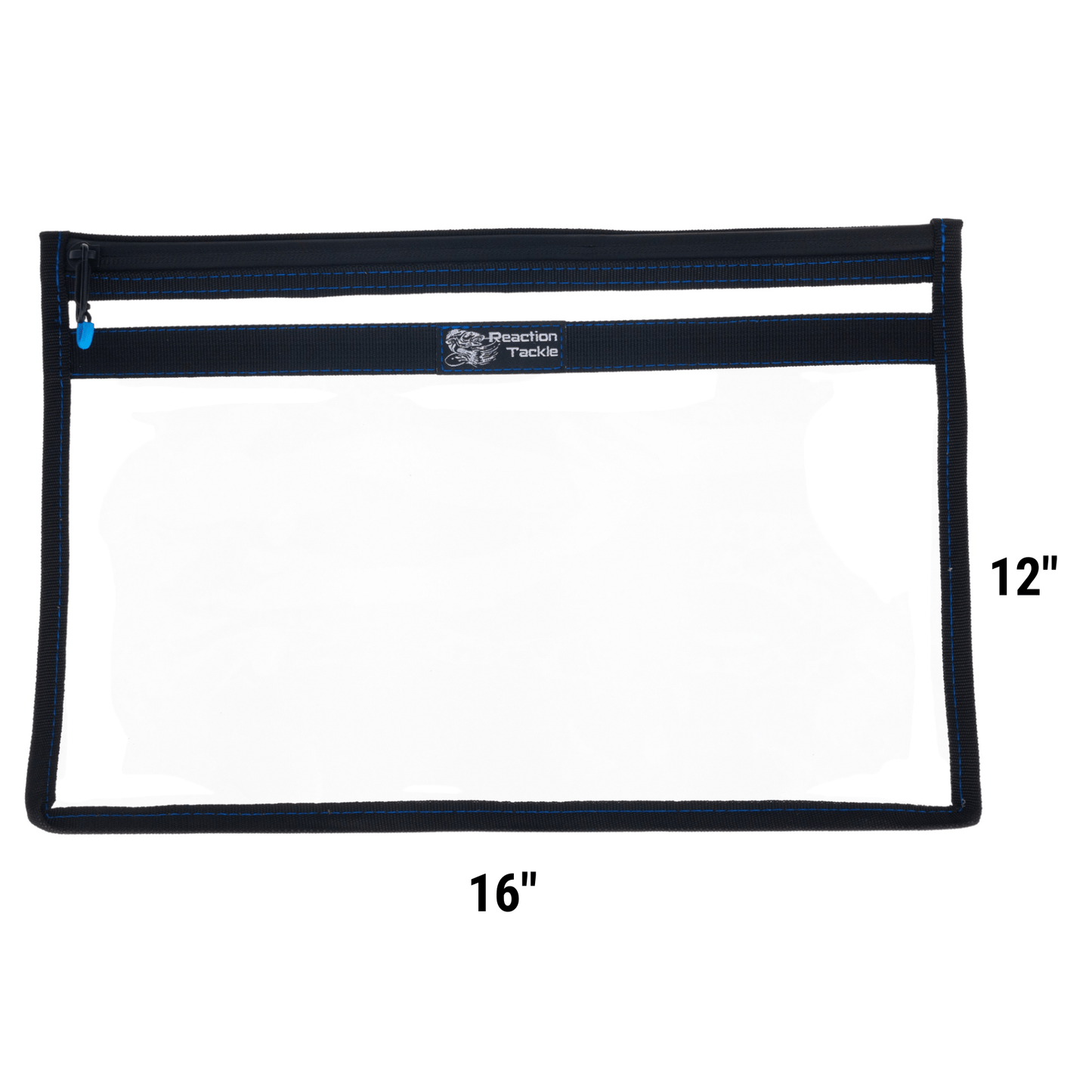 Reaction Tackle Clear Storage Bag Tackle Pak - Water - Resistant Plastic Storage - New – Small - 2pk for fishing (20 view)