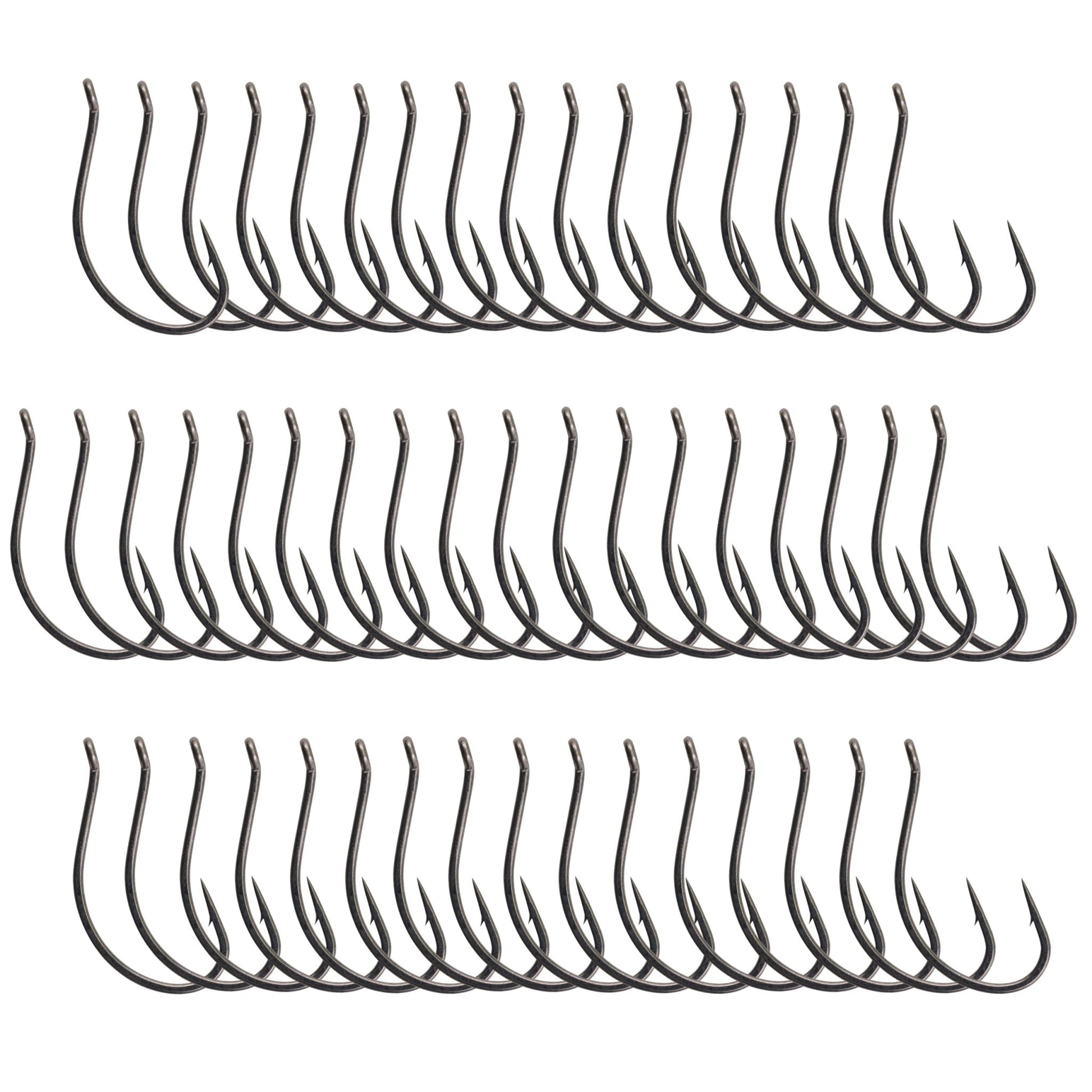 Reaction Tackle Drop Shot Hooks - Pack of 50 – 4 hooks for fishing (1 view)