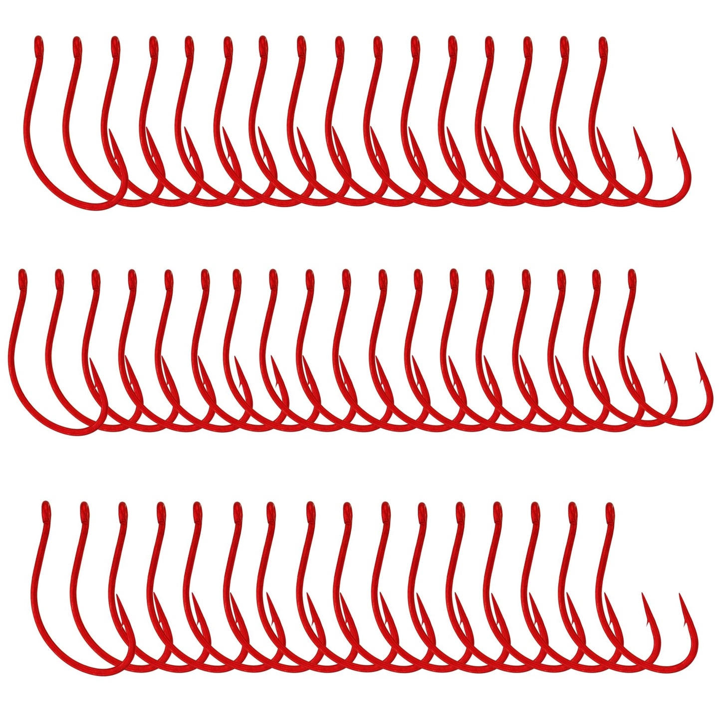 Reaction Tackle Drop Shot Hooks - Pack of 50 – 4 hooks for fishing (4 view)