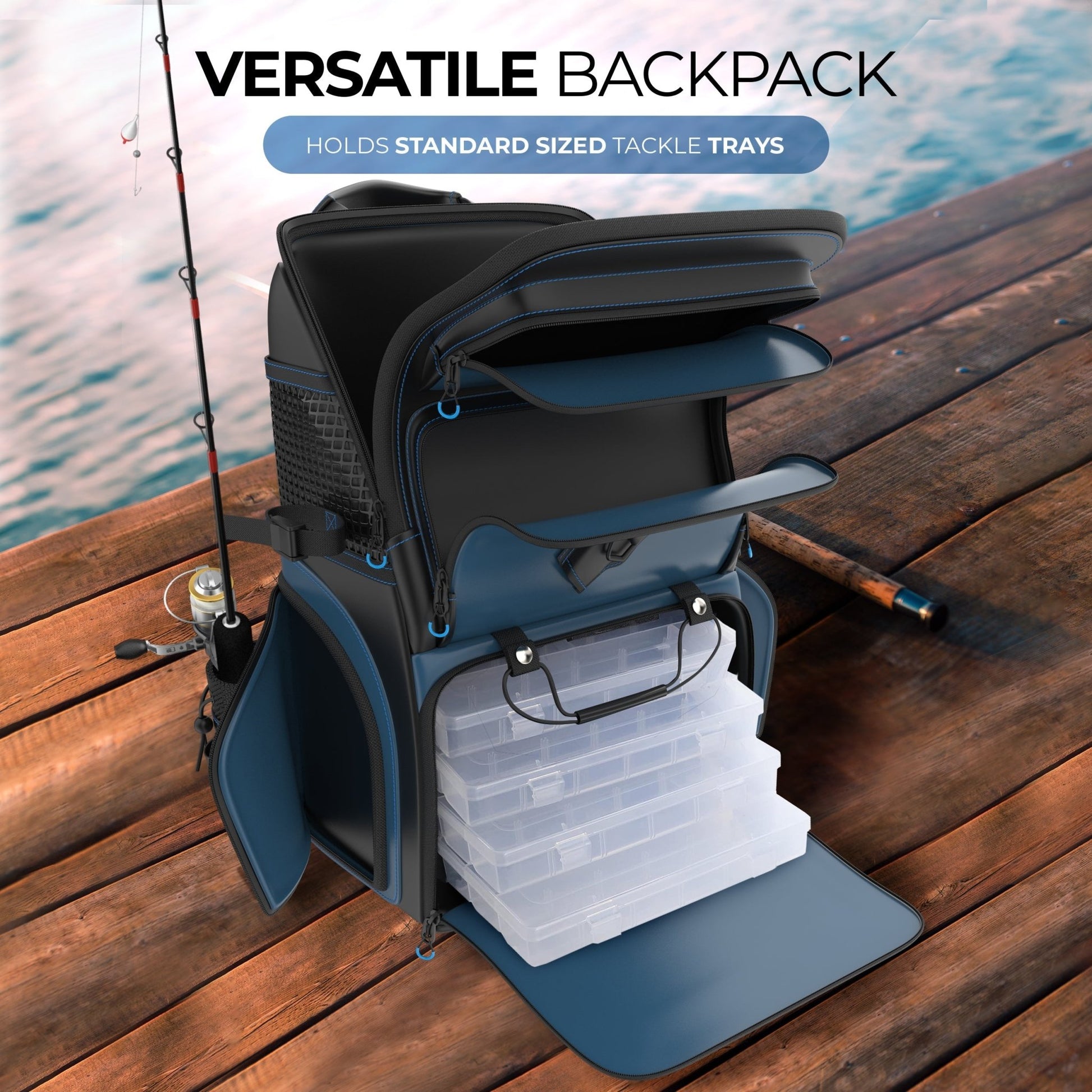 Reaction Tackle Fishing Backpack – Backpack bags for fishing (5 view)