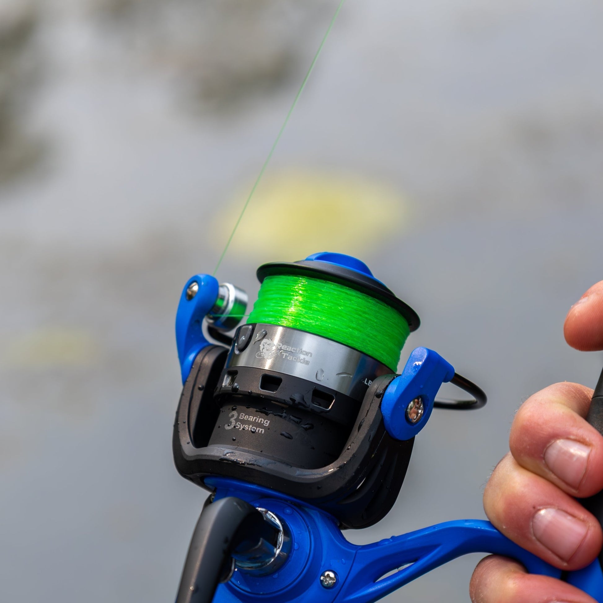 Reaction Tackle Fishing Rod and Spinning Reel Combo – Predator Pro - NEW – PredatorPro - Medium Action - Spinning for Combos (2 view)