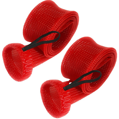 Reaction Tackle Fishing Rod Cover / Rod Sleeve / Rod Sock (2 - Pack) – Red Rod Socks for fishing (18 view)