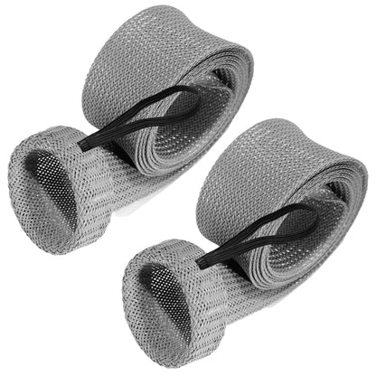 Reaction Tackle Fishing Rod Cover / Rod Sleeve / Rod Sock (2 - Pack) – Metal Gray Rod Socks for fishing (17 view)