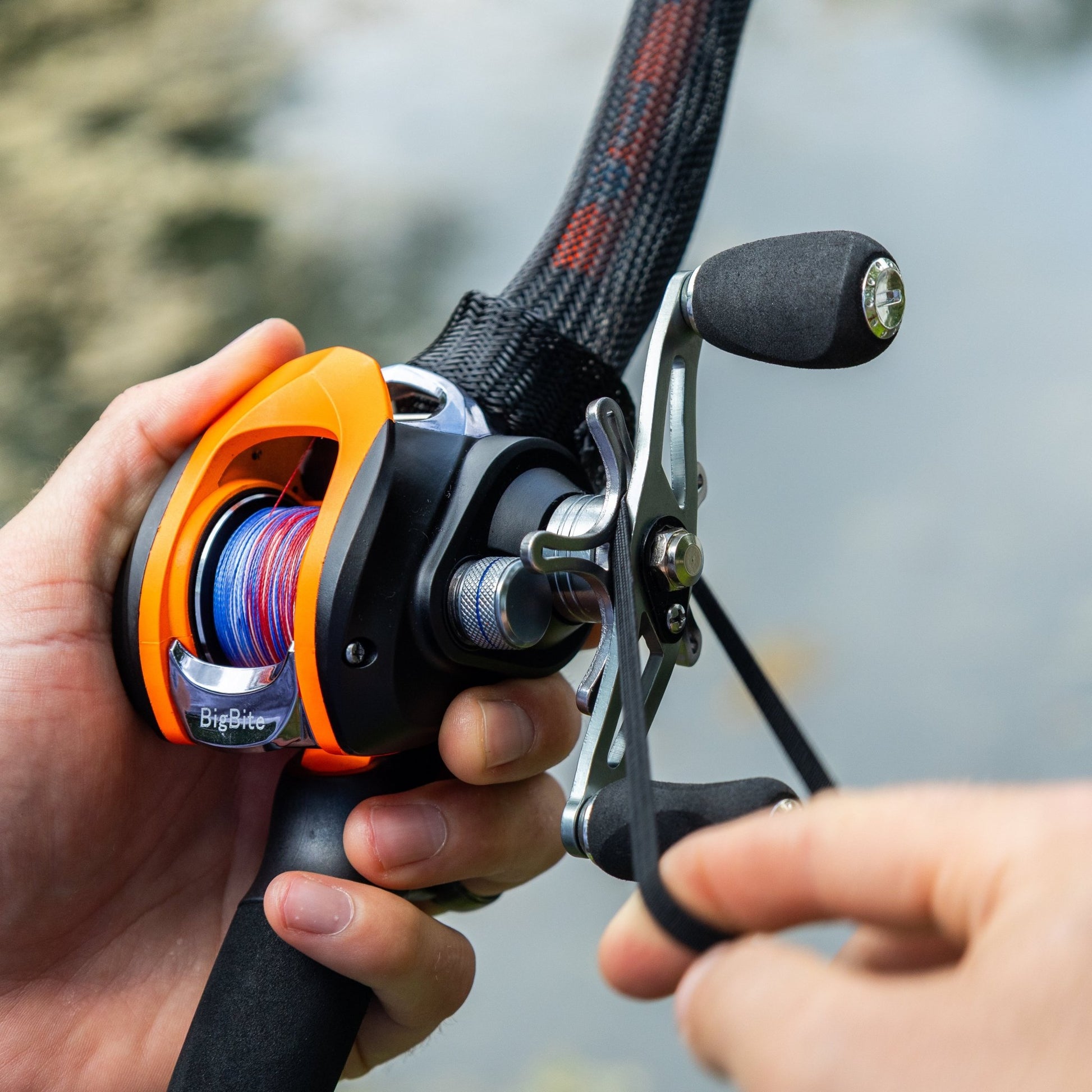 Reaction Tackle Fishing Rod Cover / Rod Sleeve / Rod Sock (2 - Pack) – Black Rod Socks for fishing (5 view)