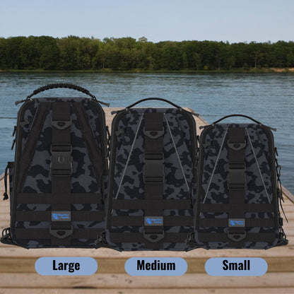 Reaction Tackle Fishing Tackle 2 - in - 1 Sling Bag/Backpack - 3 Sizes – Small for fishing (3 view)