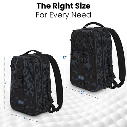 Reaction Tackle Fishing Tackle 2 - in - 1 Sling Bag/Backpack - 3 Sizes – Small for fishing (7 view)