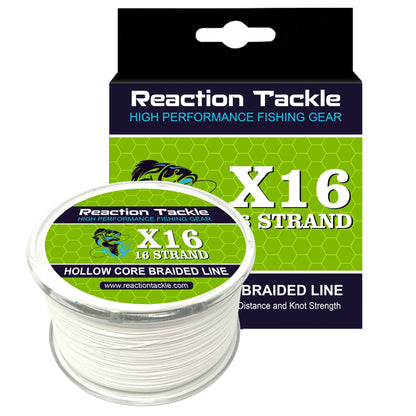 Reaction Tackle Hollow Core - 16 Strand Braided Fishing Line – 50lb Braided Fishing Line for fishing (6 view)
