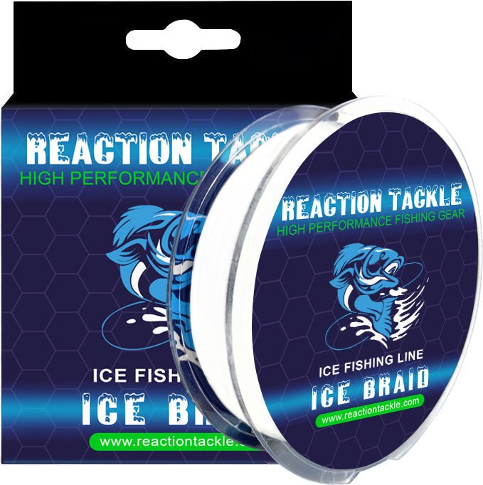 Reaction Tackle Ice Fishing Braided line - 8 Strand – 4lb Braided Fishing Line for fishing (18 view)