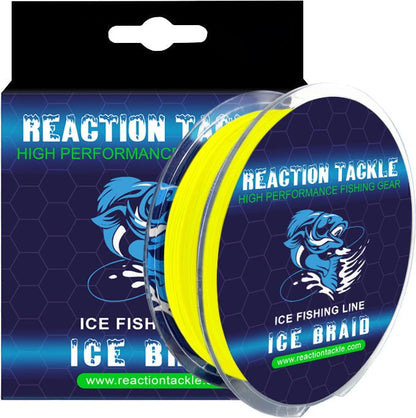 Reaction Tackle Ice Fishing Braided line - 8 Strand – 4lb Braided Fishing Line for fishing (17 view)